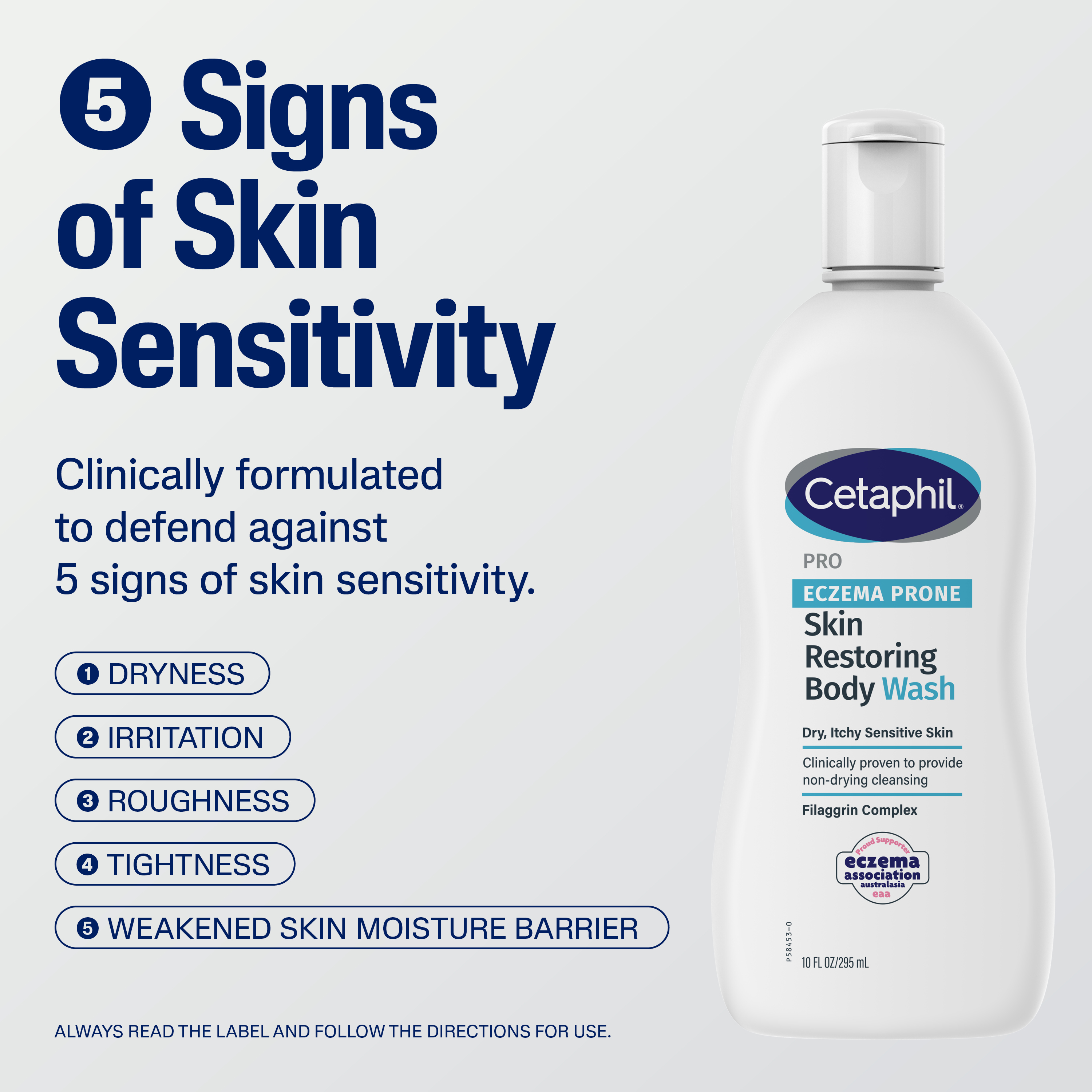 Cetaphil Pro Eczema Prone Skin Restoring Body Wash