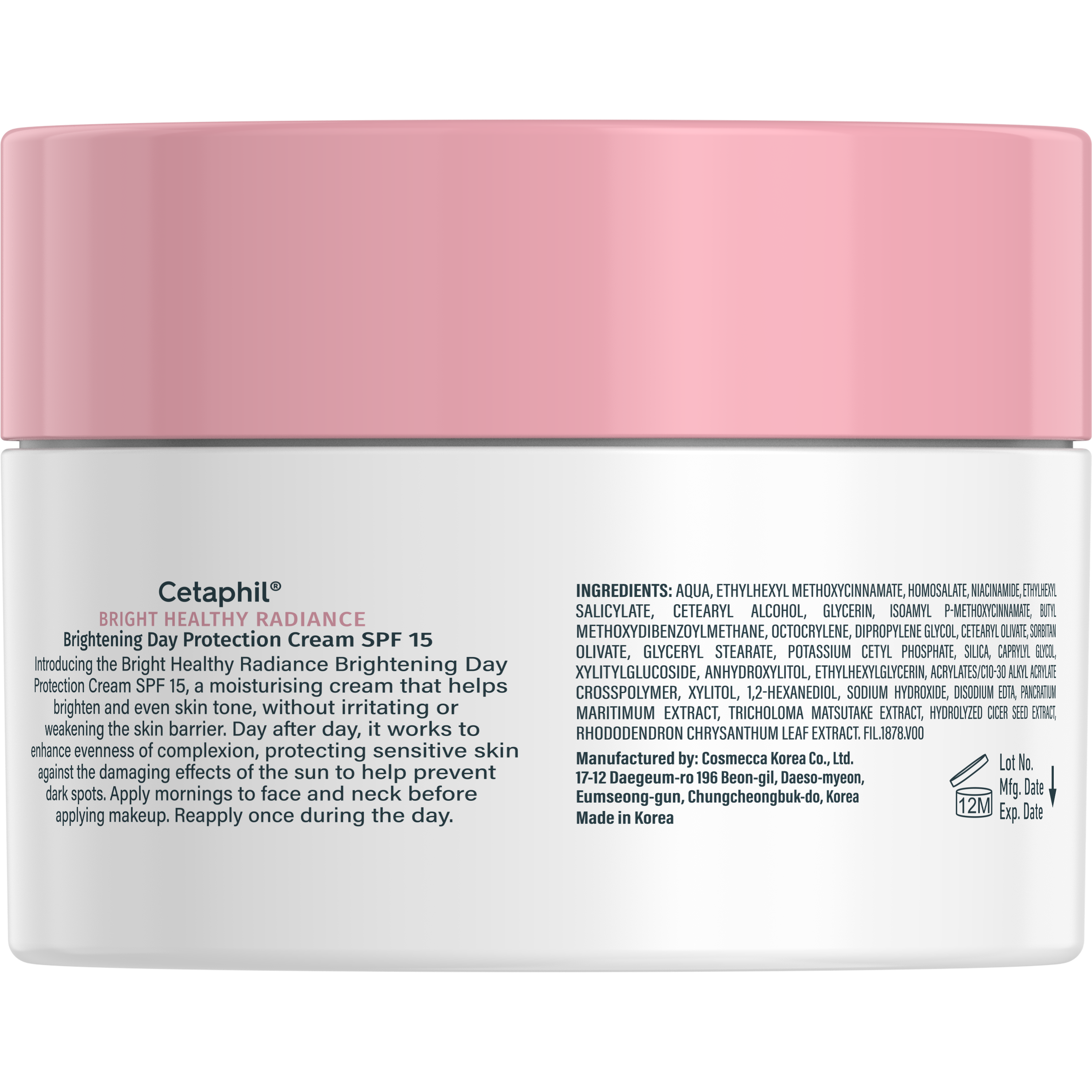 Bright Healthy Radiance Brightening Day Protection Cream with SPF 15