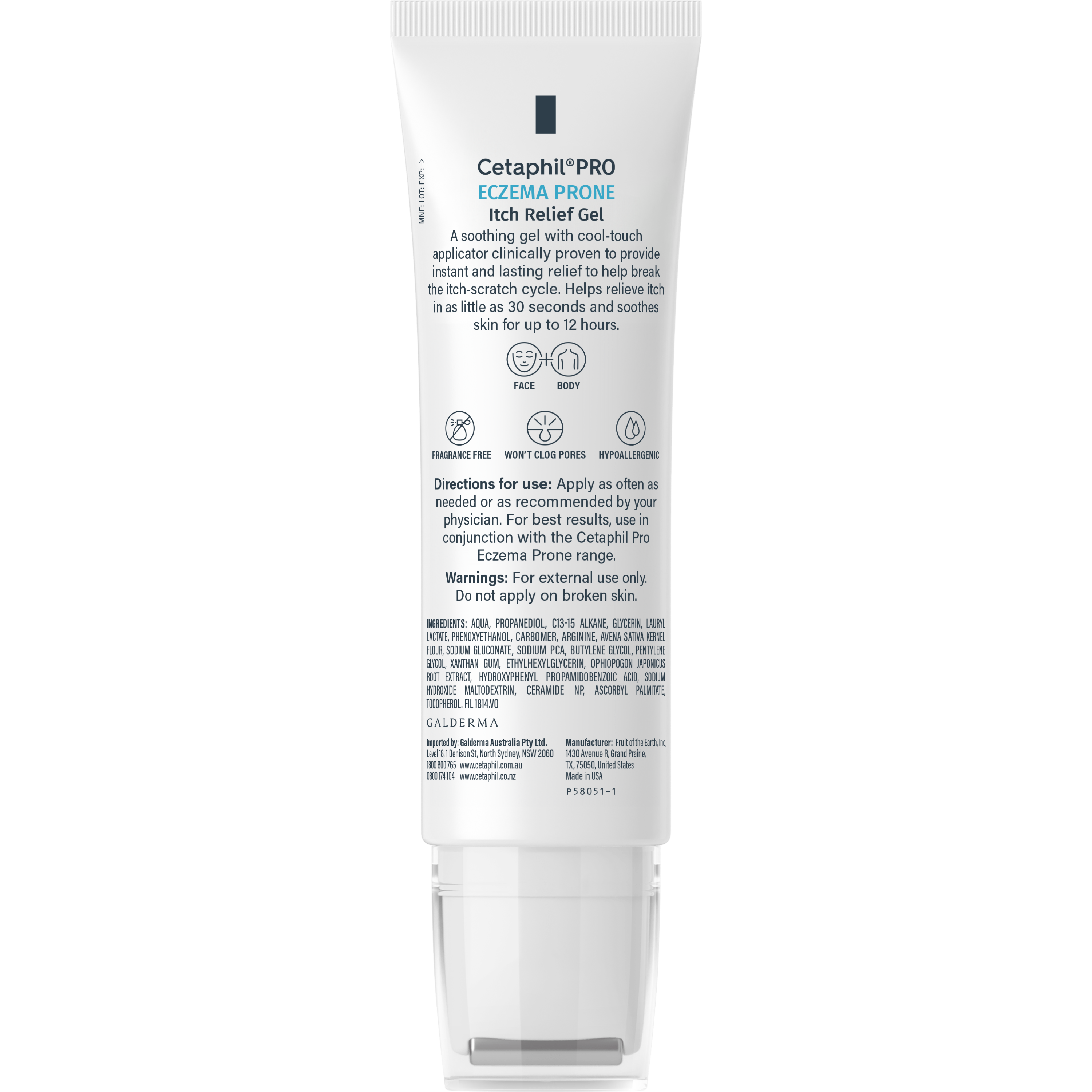 Cetaphil Pro Eczema Prone Itch Relief Gel