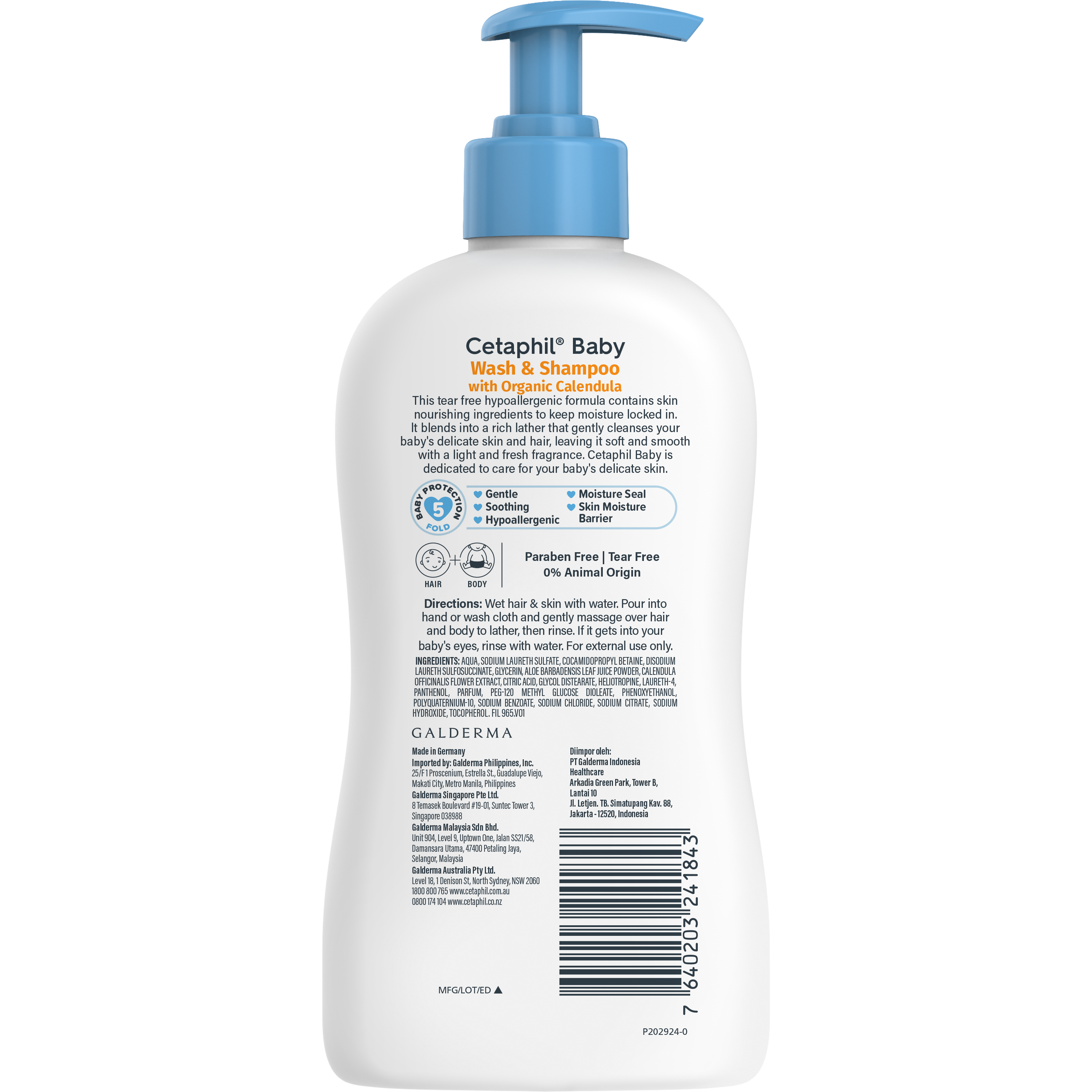 Cetaphil Baby Gentle Wash with Organic Calendula