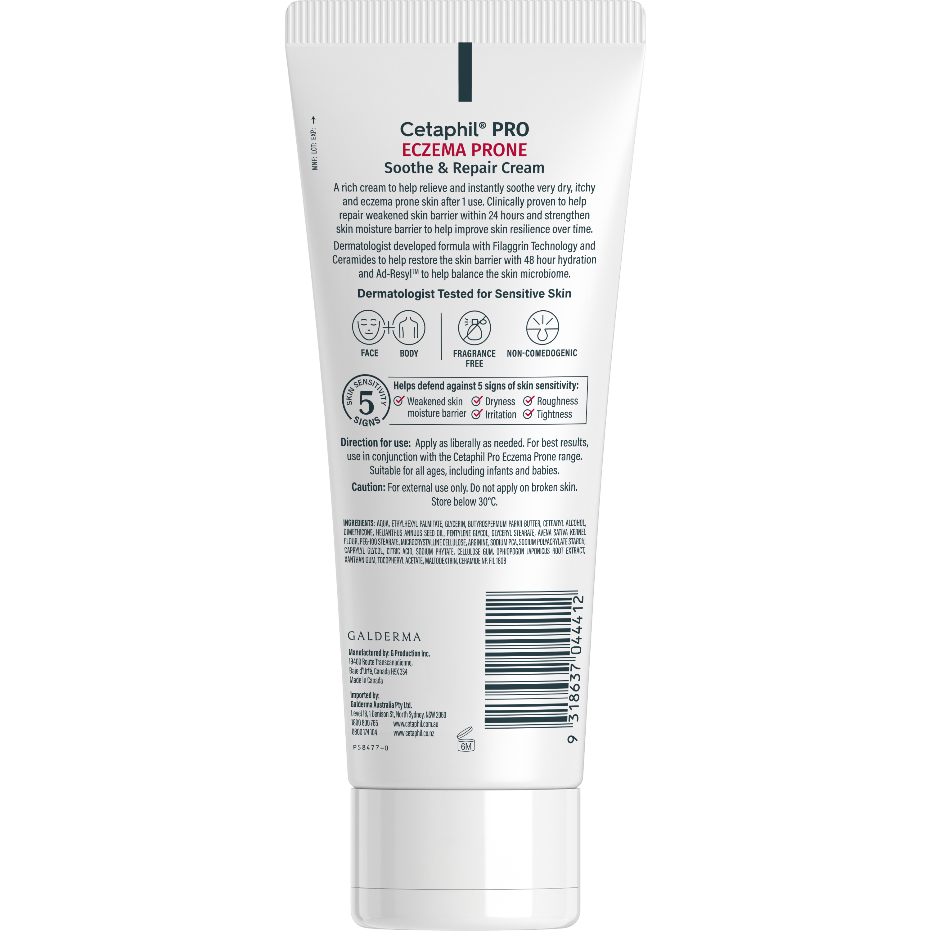 PRO Eczema Soothe & Repair Cream