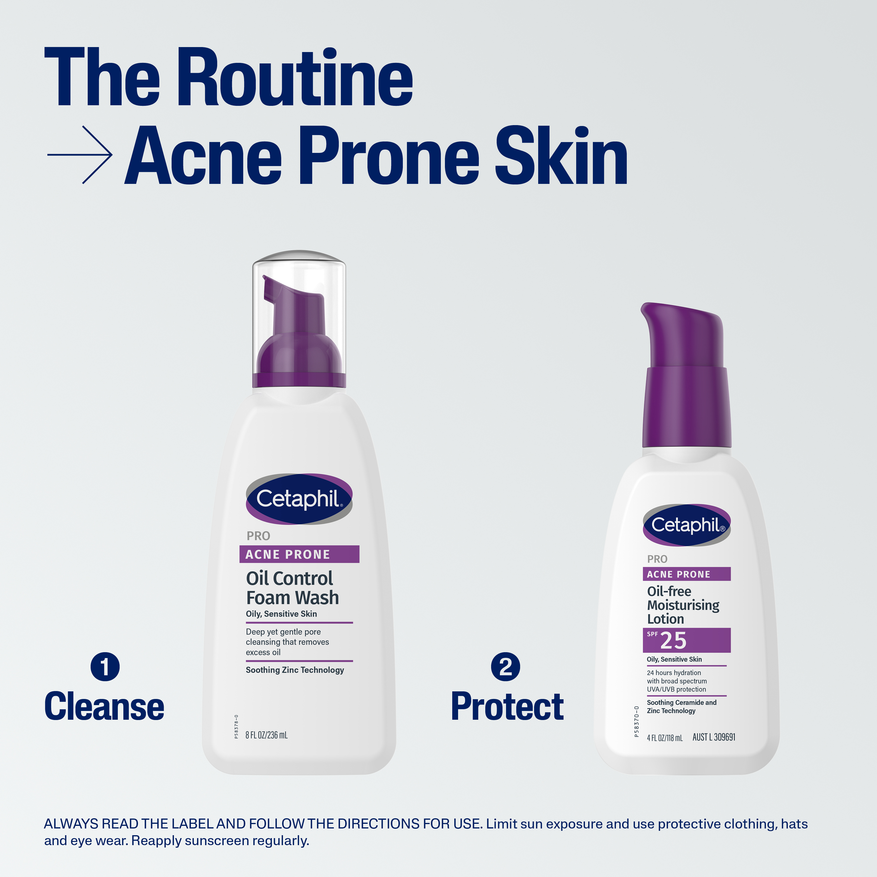 Cetaphil PRO Acne Prone Oil-free Facial Moisturising Lotion SPF25