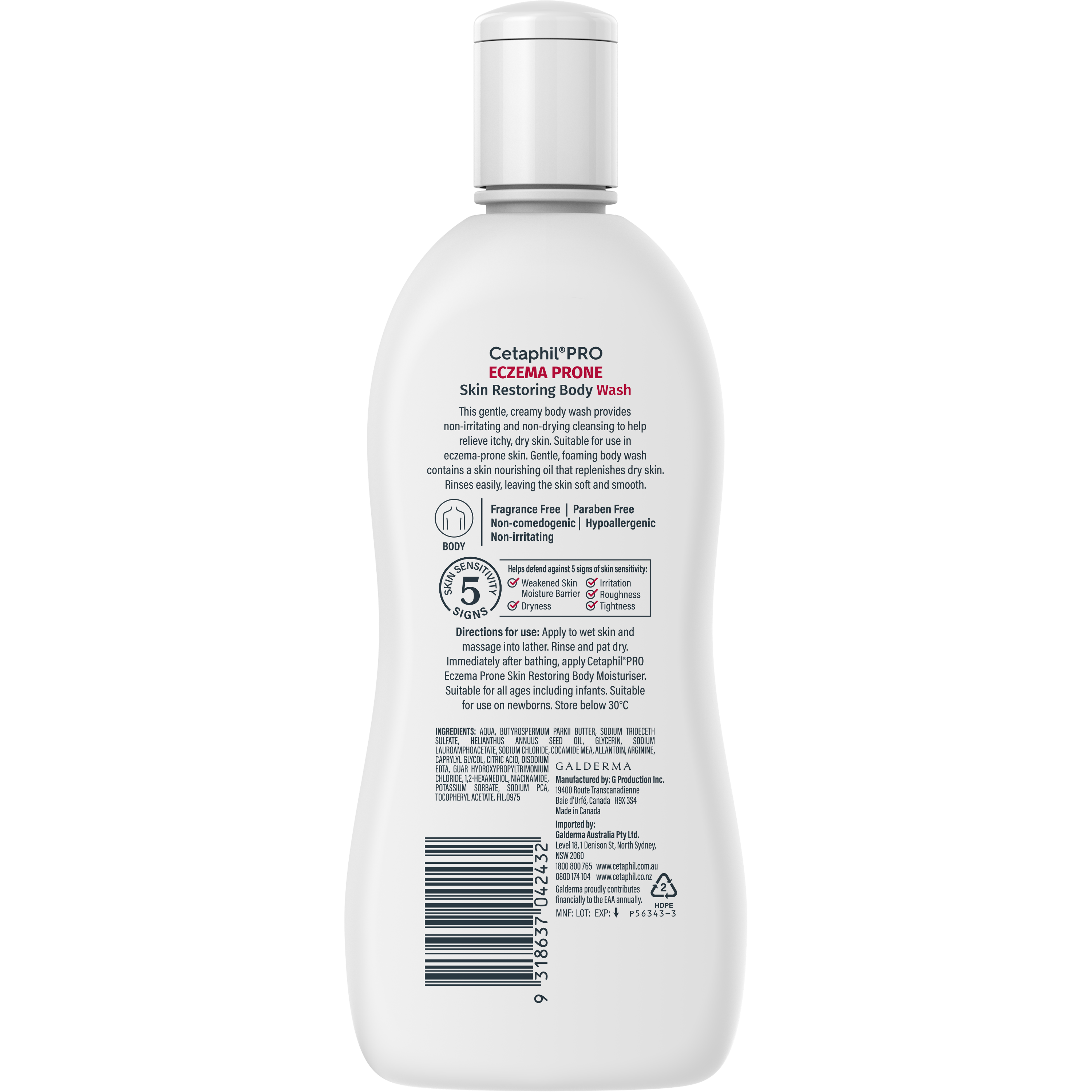 PRO Eczema Prone Skin Restoring Body Wash