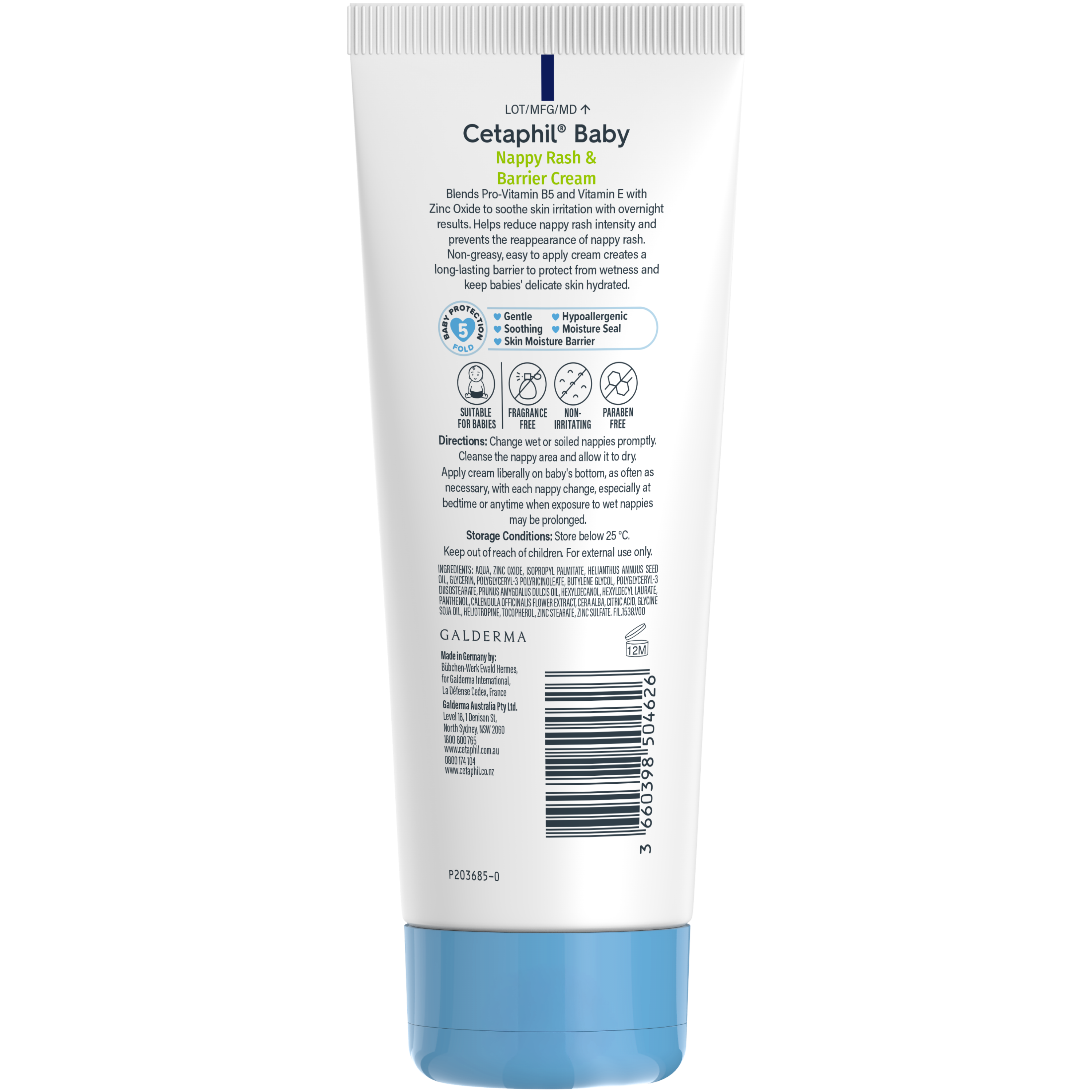 Baby Nappy Rash & Barrier Cream