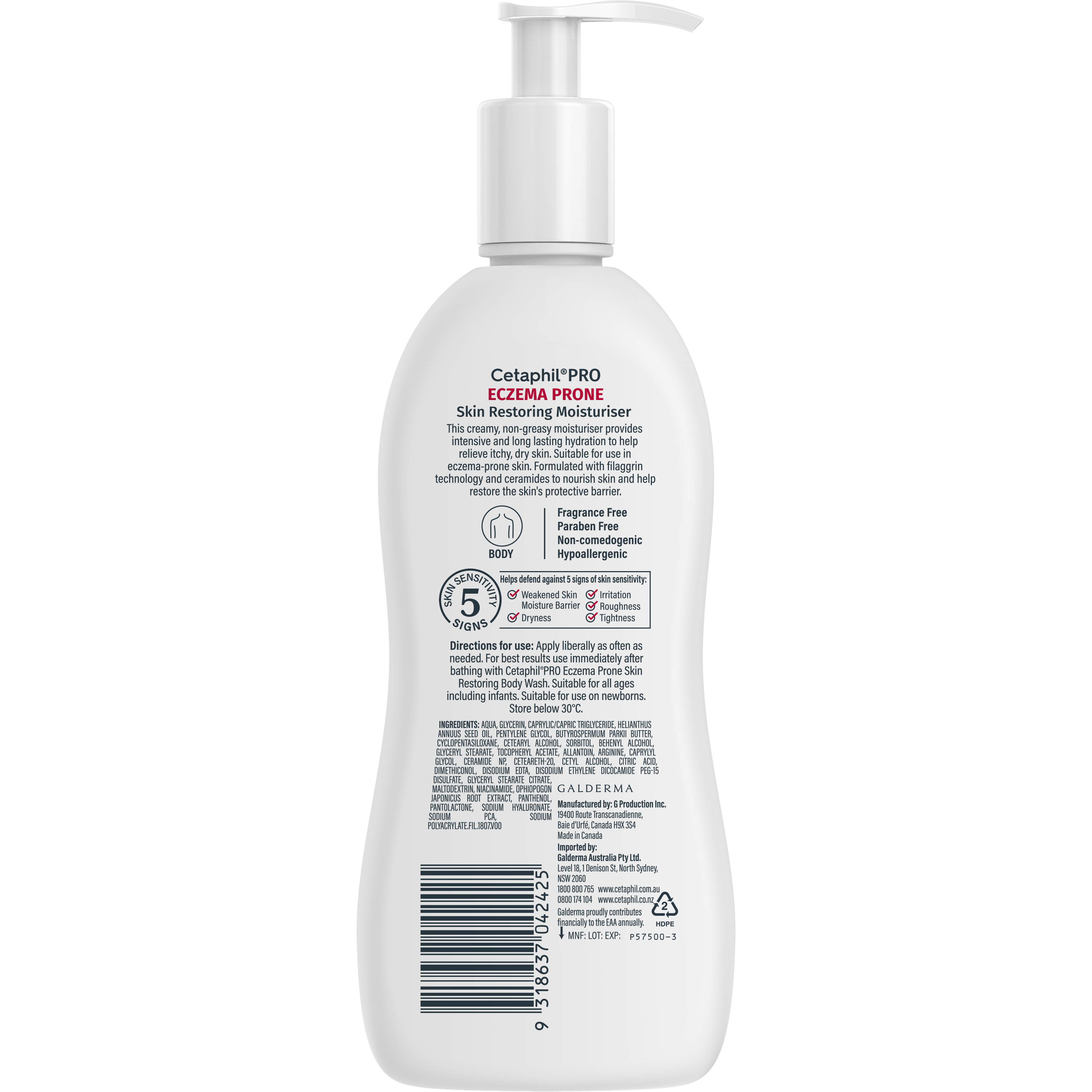 PRO Eczema Prone Skin Restoring Moisturiser